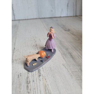 Lemax candy theif princess dog Halloween Village accessory